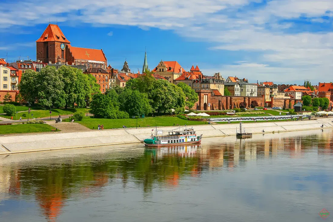 Kępa Bazarowa viewpoint (panorama terrace), Torun